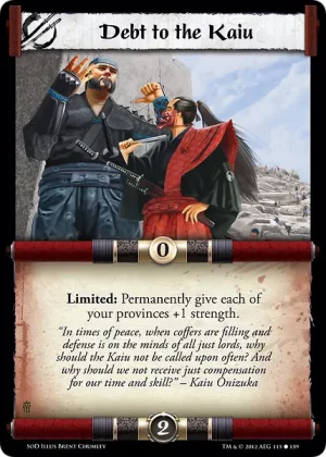 Debt to the Kaiu