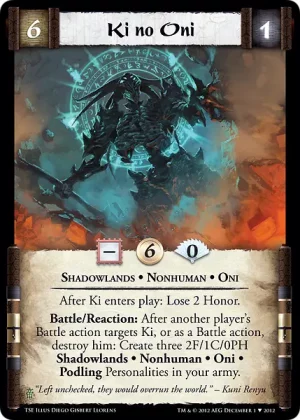 Ki no Oni ***SURFACE AND BORDER DAMAGE