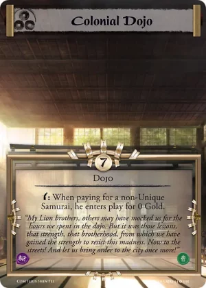 Colonial Dojo FULL BLEED