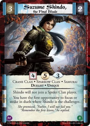 Suzume Shindo, the Final Blade FOIL