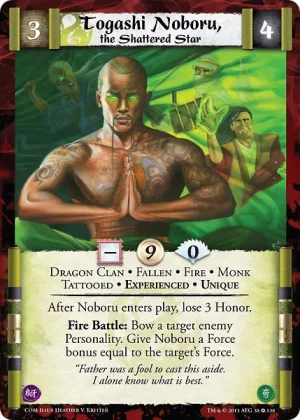 Togashi Noboru, the Shattered Star XP