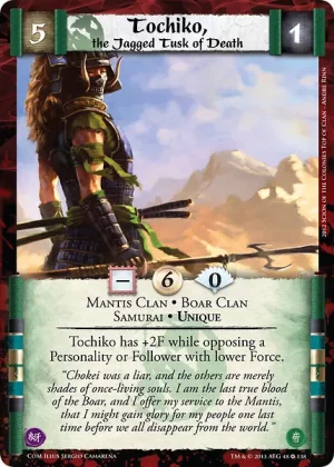 Tochiko, the Jagged Tusk of Death