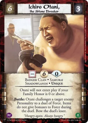 Ichiro Otani, the Stone Breaker