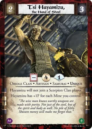 Tsi Hayamizu, the Hand of Steel