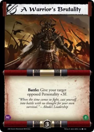 A Warrior's Brutality