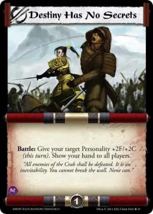 Destiny Has No Secrets (CF39)