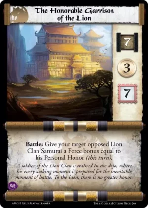 The Honorable Garrison of the Lion (2F) (LD00)