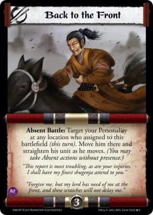 Back to the Front (LF08)