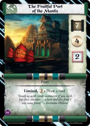 The Fruitful Port of the Mantis (2S) FOIL