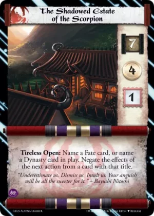 The Shadowed Estate of the Scorpion (2S) FOIL