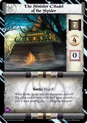 The Sinister Citadel of the Spider (2S) FOIL