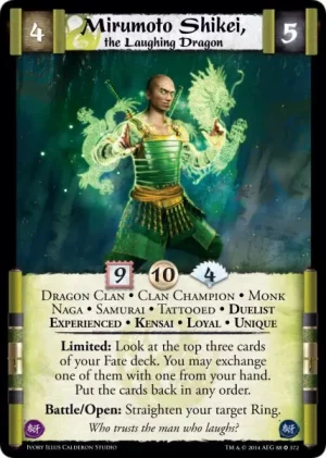 Mirumoto Shikei, the Laughing Dragon XP