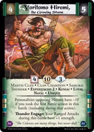 Yoritomo Hiromi, the Growing Storm XP2