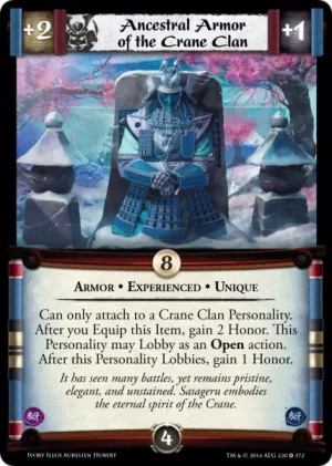 Ancestral Armor of the Crane Clan XP