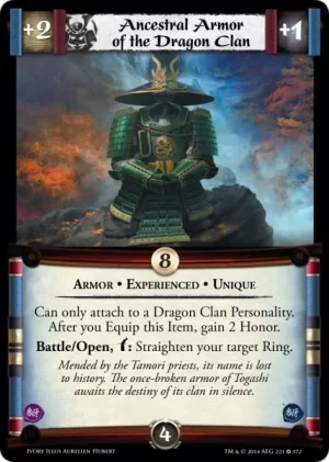 Ancestral Armor of the Dragon Clan XP