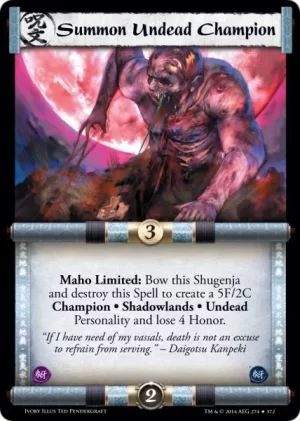 Summon Undead Champion