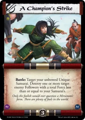 A Champion's Strike