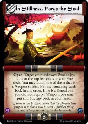 In Stillness, Forge the Soul