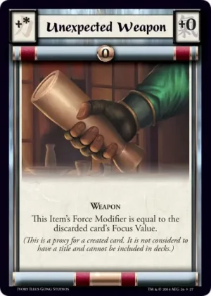 Unexpected Weapon (proxy)