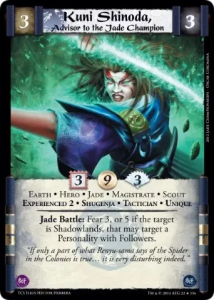 Kuni Shinoda, Advisor to the Jade Champion XP2