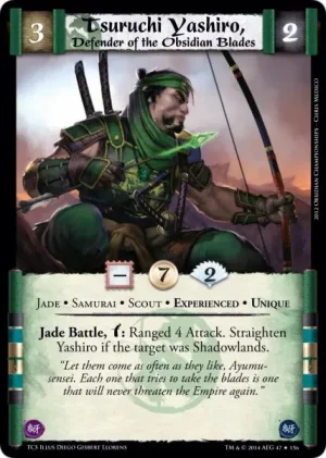 Tsuruchi Yashiro, Defender of the Obsidian Blades XP