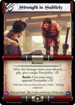 Strenght in Subtlety