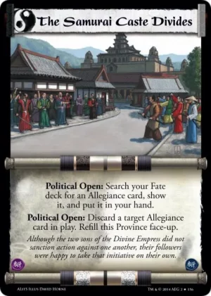 The Samurai Caste Divides