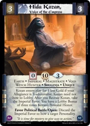 Hida Kozan, Voice of the Empress