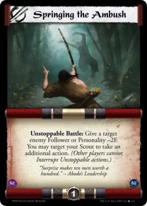 Springing the Ambush