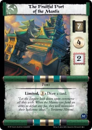 The Fruitful Port of the Mantis (2-sided) (M000)