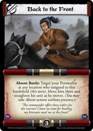 Back to the Front (MF27)