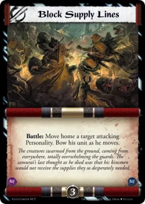 Block Supply Lines ***ALT ART FOIL