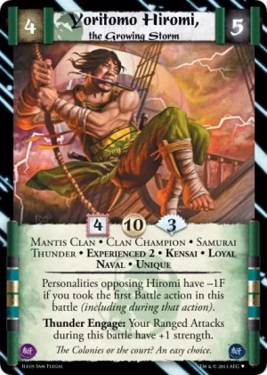 Yoritomo Hiromi, the Growing Storm XP2 ***FOIL