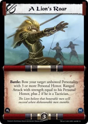 A Lion's Roar