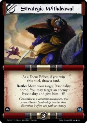 Strategic Withdrawal