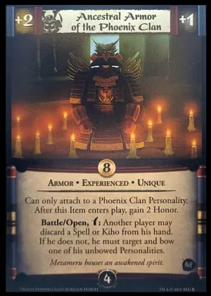 Ancestral Armor of the Phoenix Clan XP