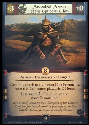 Ancestral Armor of the Unicorn Clan XP