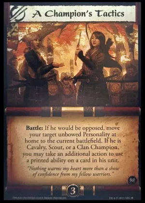 A Champion's Tactics