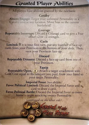Granted Player Abilities/Granted Player Abilities (cont.)