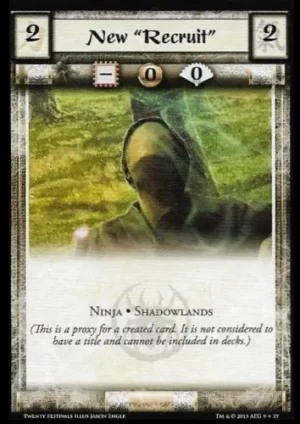 New "Recruit" (proxy)