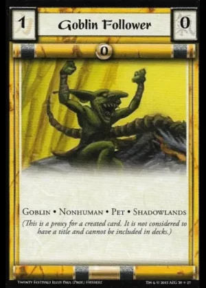 Goblin Follower (proxy)