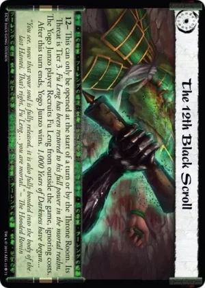 The 12th Black Scroll (Clock)