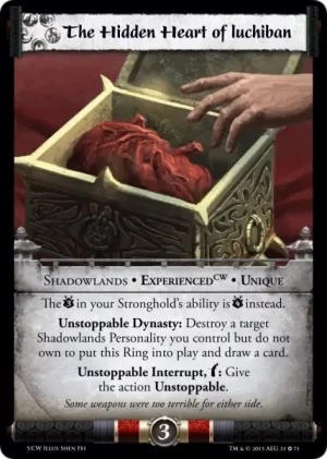 The Hidden Heart of Iuchiban XP-CW