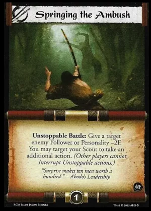 Springing the Ambush