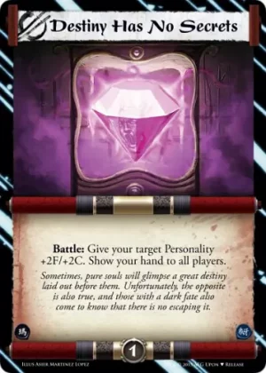 Destiny Has No Secrets ***ALT ART