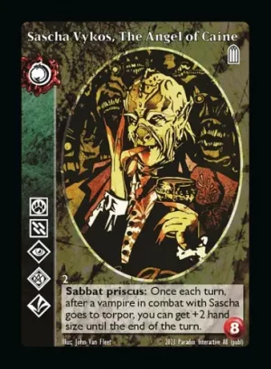 Sascha Vykos, the Angel of Caine (G2) 3V/p