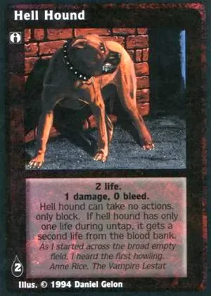 Hell Hound [Hellhound] ***line breaks: "actions,/only"