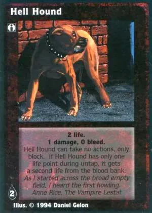 Hell Hound [Hellhound] ***line breaks "only/block"
