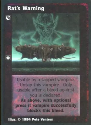 Rat's Warning