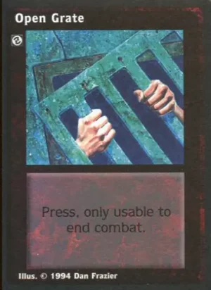 Open Grate